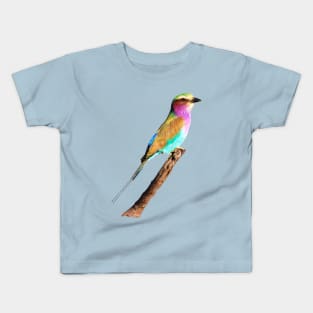 Colourful Lilac-breasted Roller Kids T-Shirt